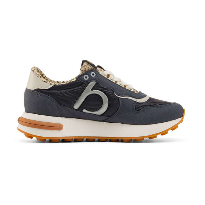 Duuo Zapatillas negras retro con cuña mujer Gran oferta