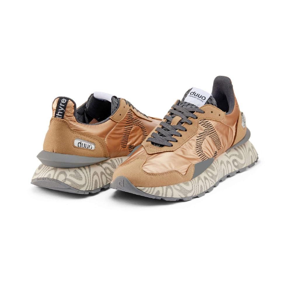 Duuo Zapatillas urbanas rosas metalizadas