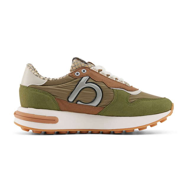 Duuo Zapatillas verdes retro con cuña mujer Descuento