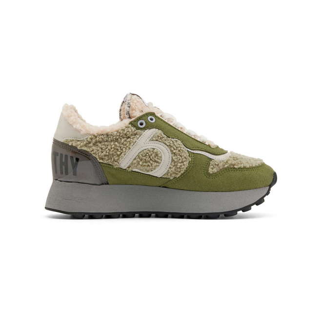 Duuo Zapatillas verdes retro running mujer Tienda