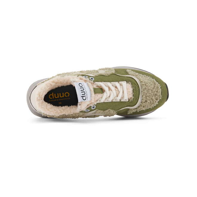 Duuo Zapatillas verdes retro running mujer Tienda