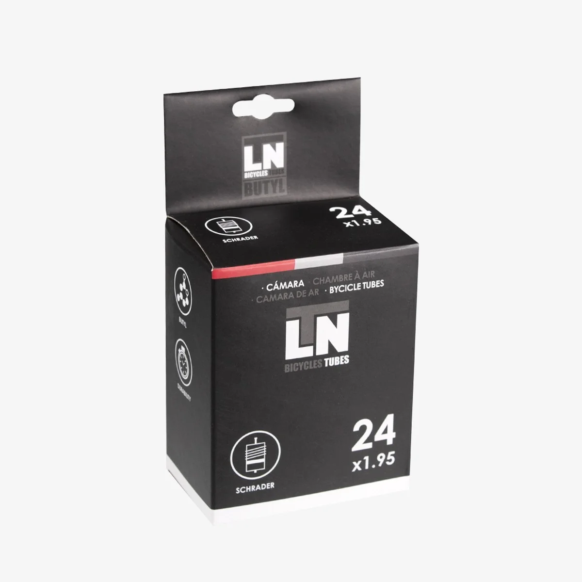 Eltin Cámara 24x1.95 Valv. Schrader 40 mm Grandes ahorros
