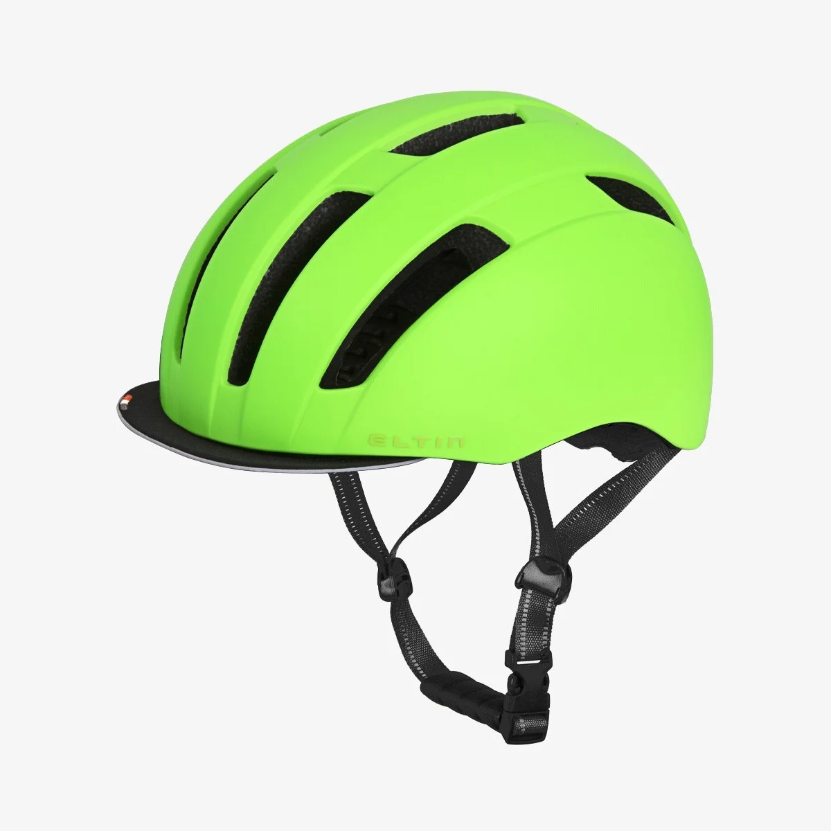 Eltin Casco de Bici Urbana Bliss Verde flúor mate