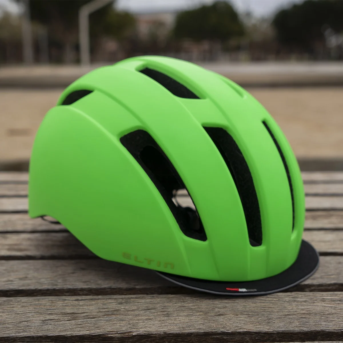 Eltin Casco de Bici Urbana Bliss Verde flúor mate Venta caliente