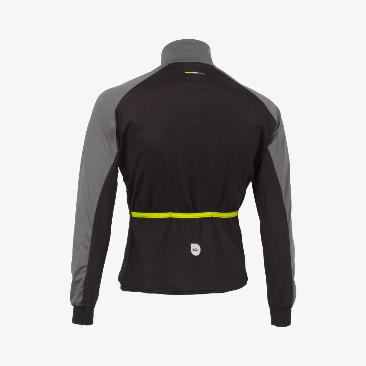 Eltin Chaqueta Ciclismo Unisex Malefic Gris Negra y Amarilla flúor En oferta