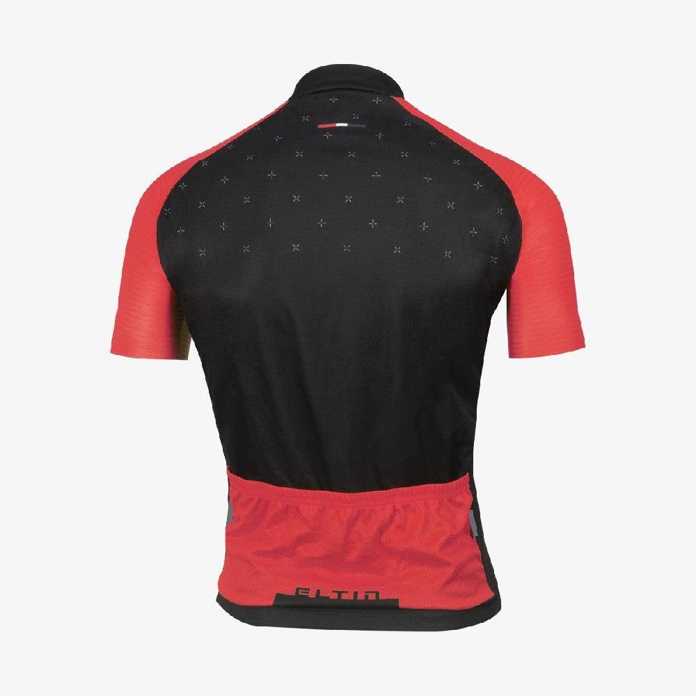 Eltin Maillot Ciclismo Resistance Negro y Rojo Tienda