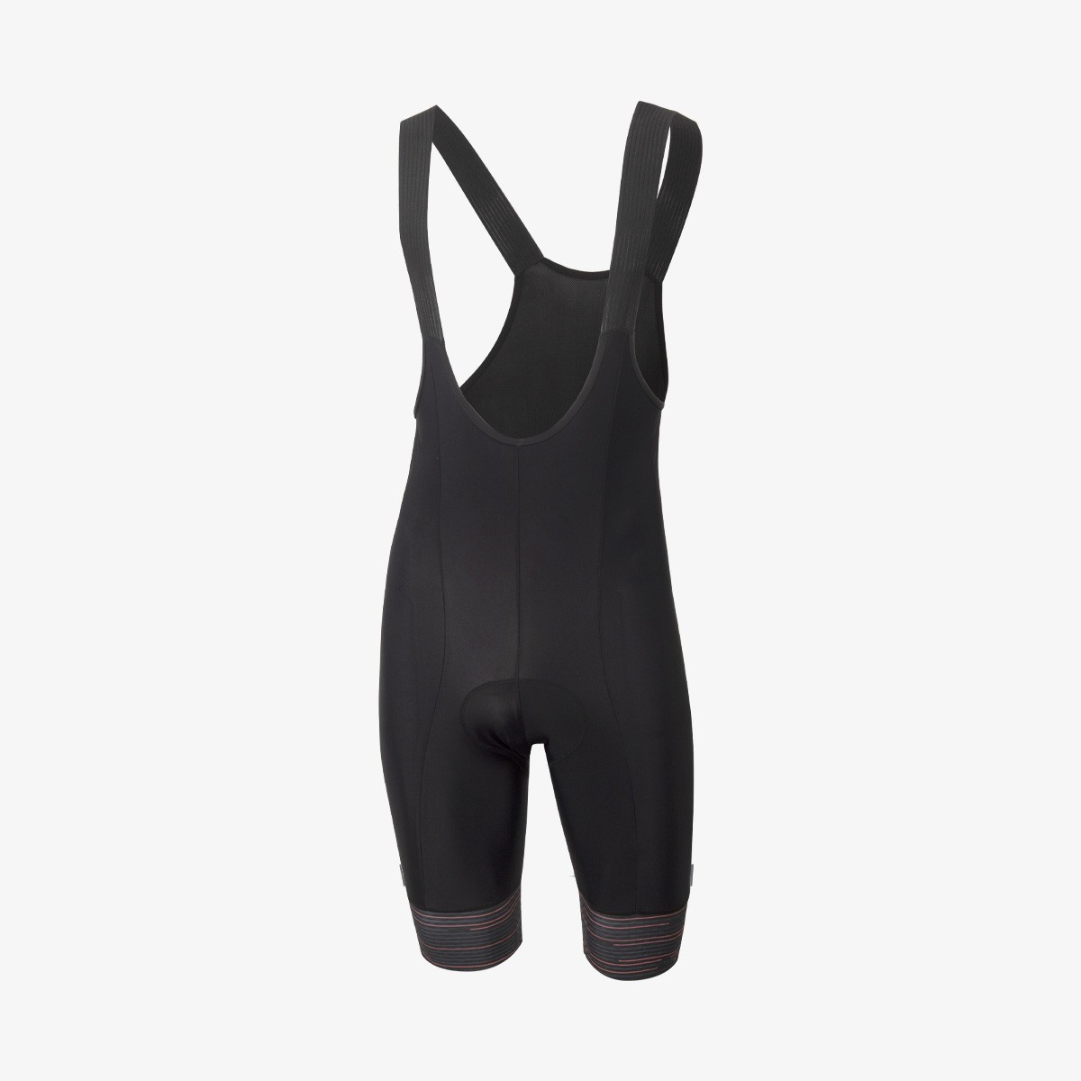 Eltin Culotte Ciclismo Unisex Fury Negro y Coral