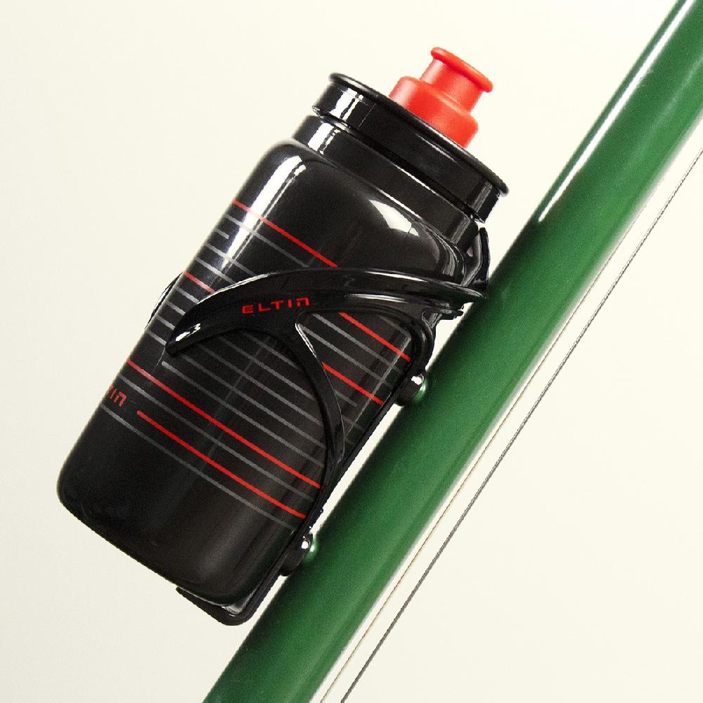 Eltin Portabidón Nerve - Fibra Negro/Rojo Ahorra y exporta