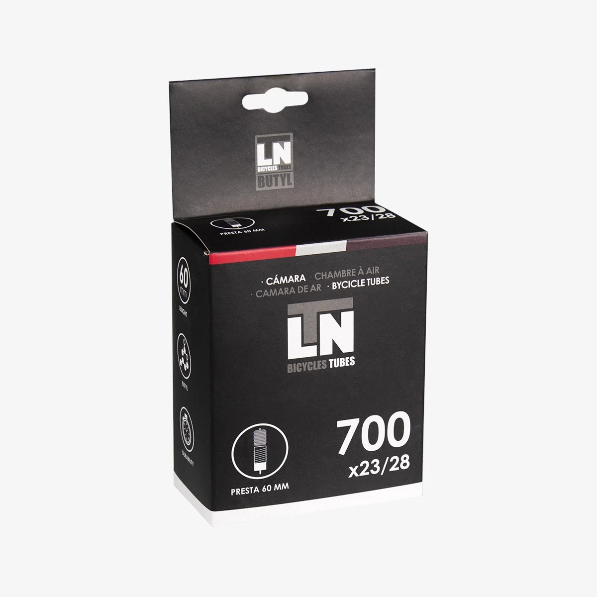 Eltin Cámara 700x23/28 Valv. Presta 60 mm Oferta exclusiva
