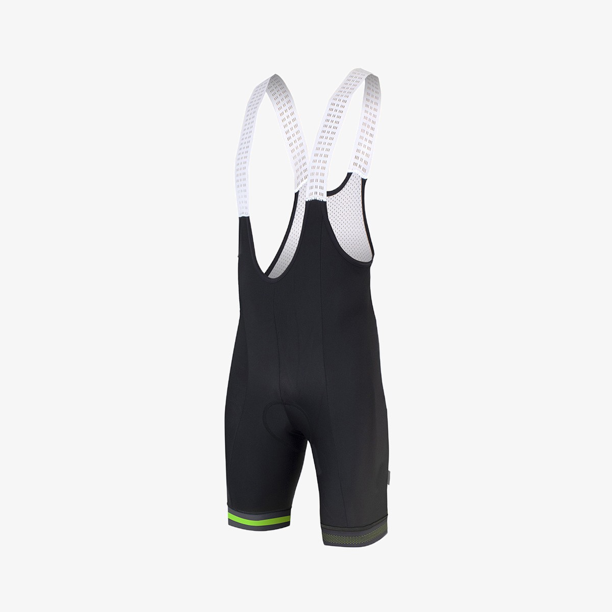 Eltin Culotte Ciclismo Darkspace Negro y Verde flúor
