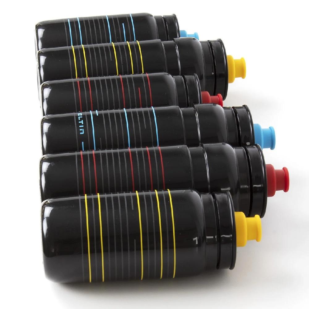 Eltin Bidón de ciclismo Pro 750ml negro y amarillo Precios de Black Friday