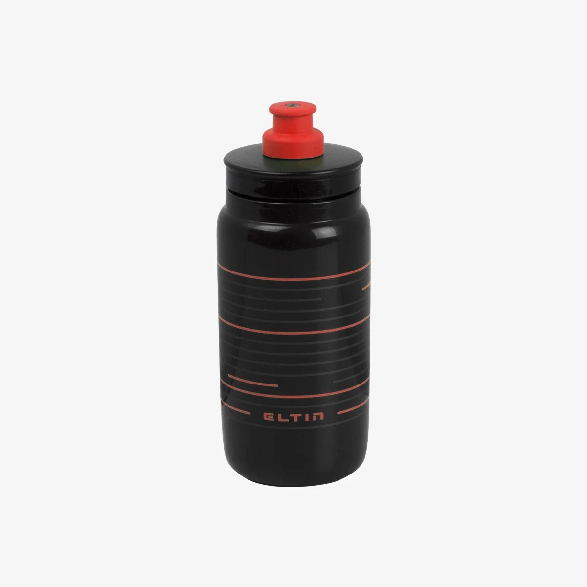 Eltin Bidón de ciclismo Pro 550ml negro y rojo