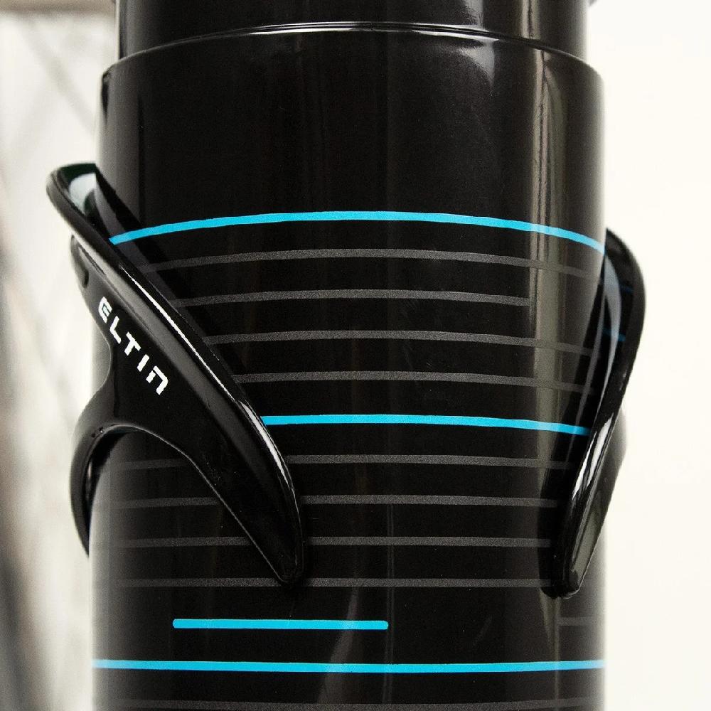 Eltin Bidón de ciclismo Pro 550ml negro y azul Libre de impuestos
