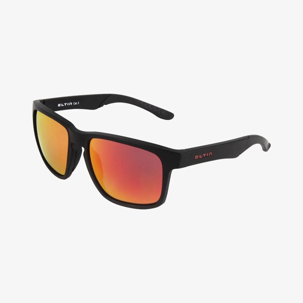 Eltin Gafas Grant Negro mate y Rojo
