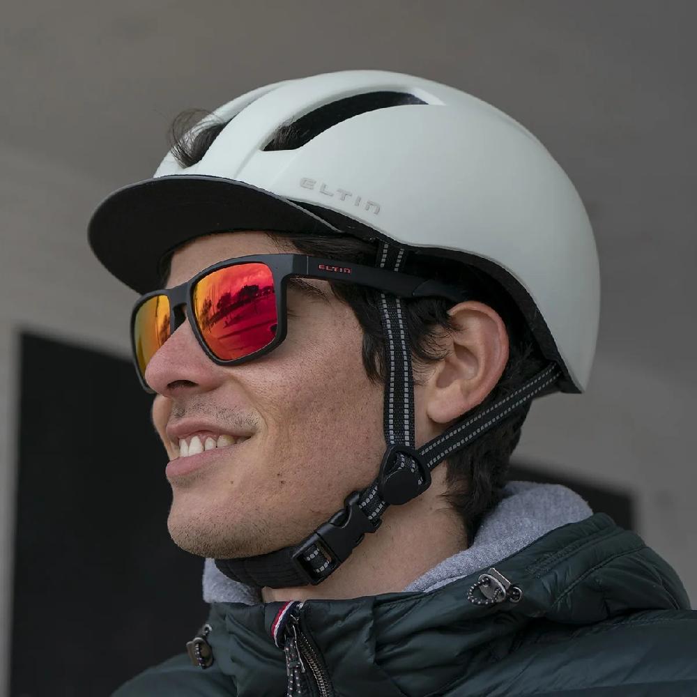 Eltin Gafas Grant Negro mate y Rojo 2025