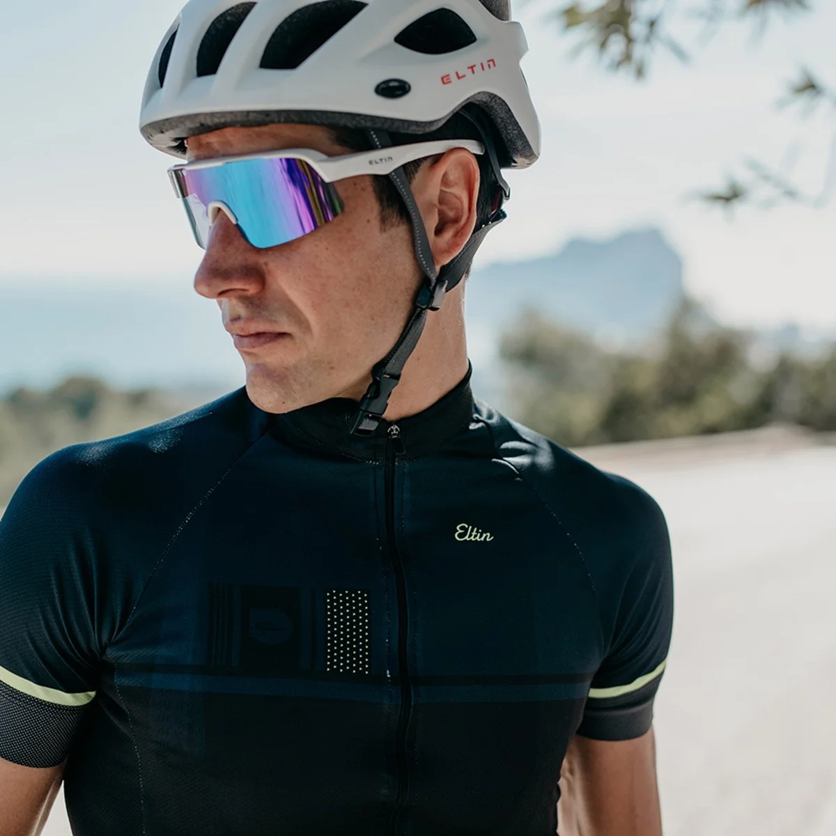 Eltin Gafas Forest Blanco perla y Azul Venta caliente