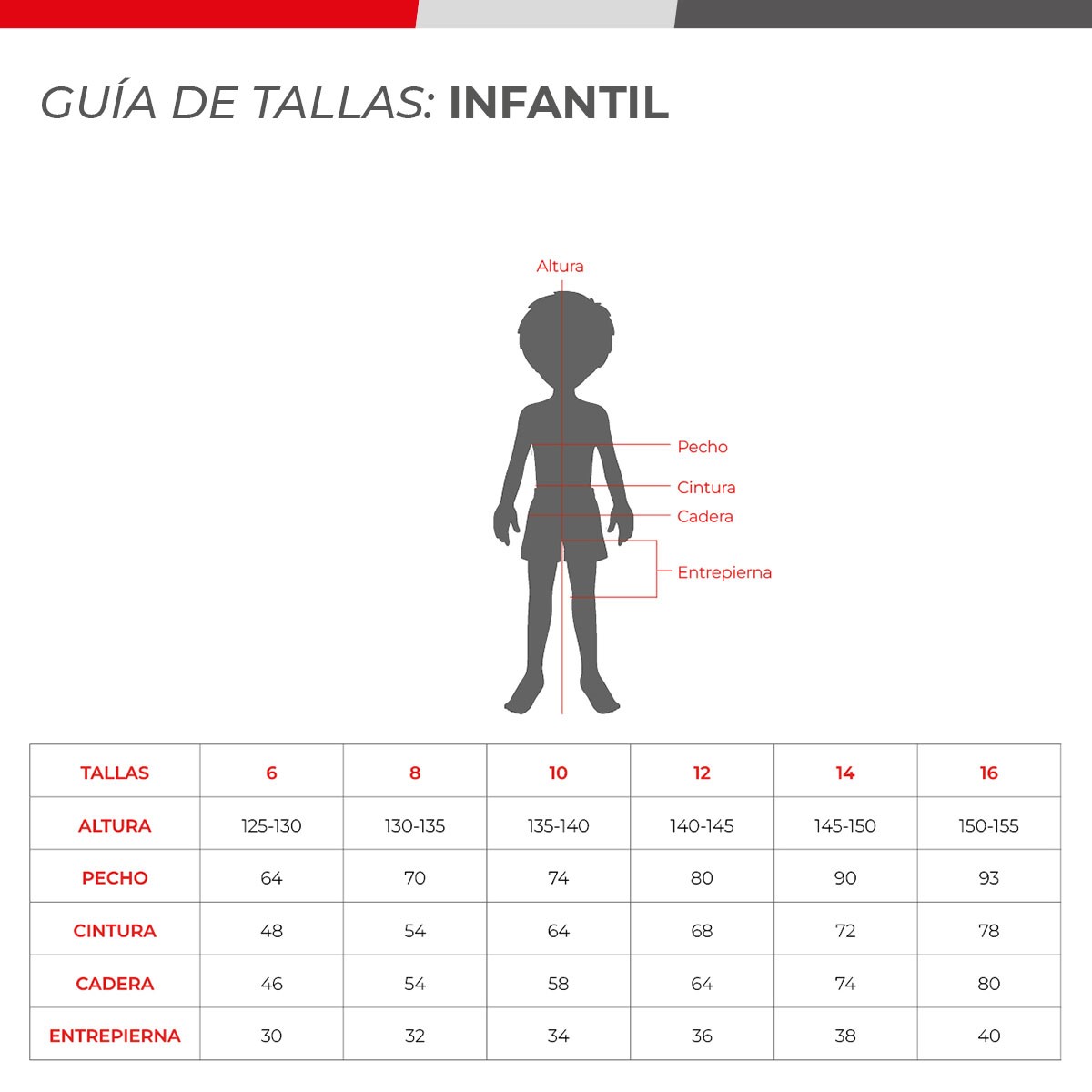 Eltin Maillot Niño Ride Rojo y Blanco Ventas relámpago