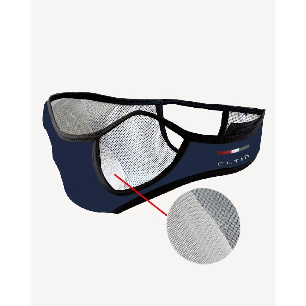 Eltin Mascarilla Deportiva Reutilizable Negro y Azul Envío gratis