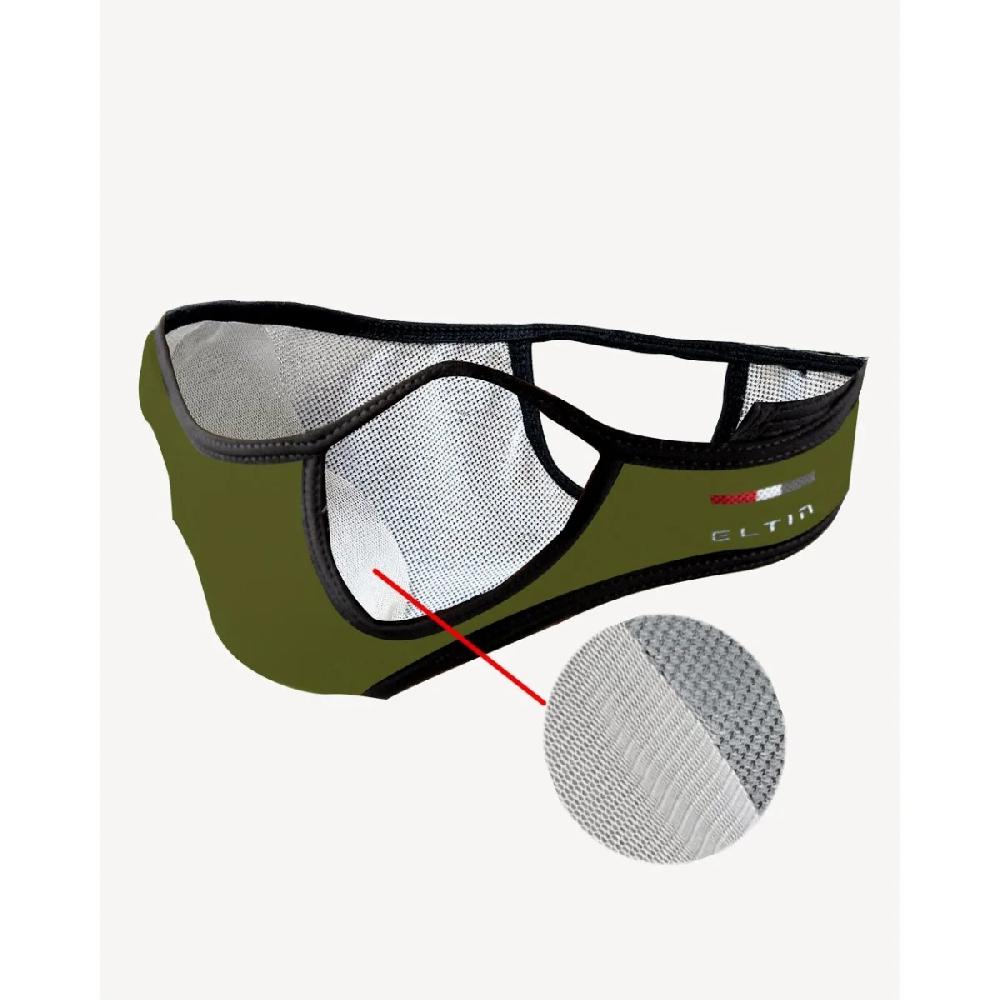 Eltin Mascarilla Deportiva Reutilizable Negro y Verde oliva Oferta especial