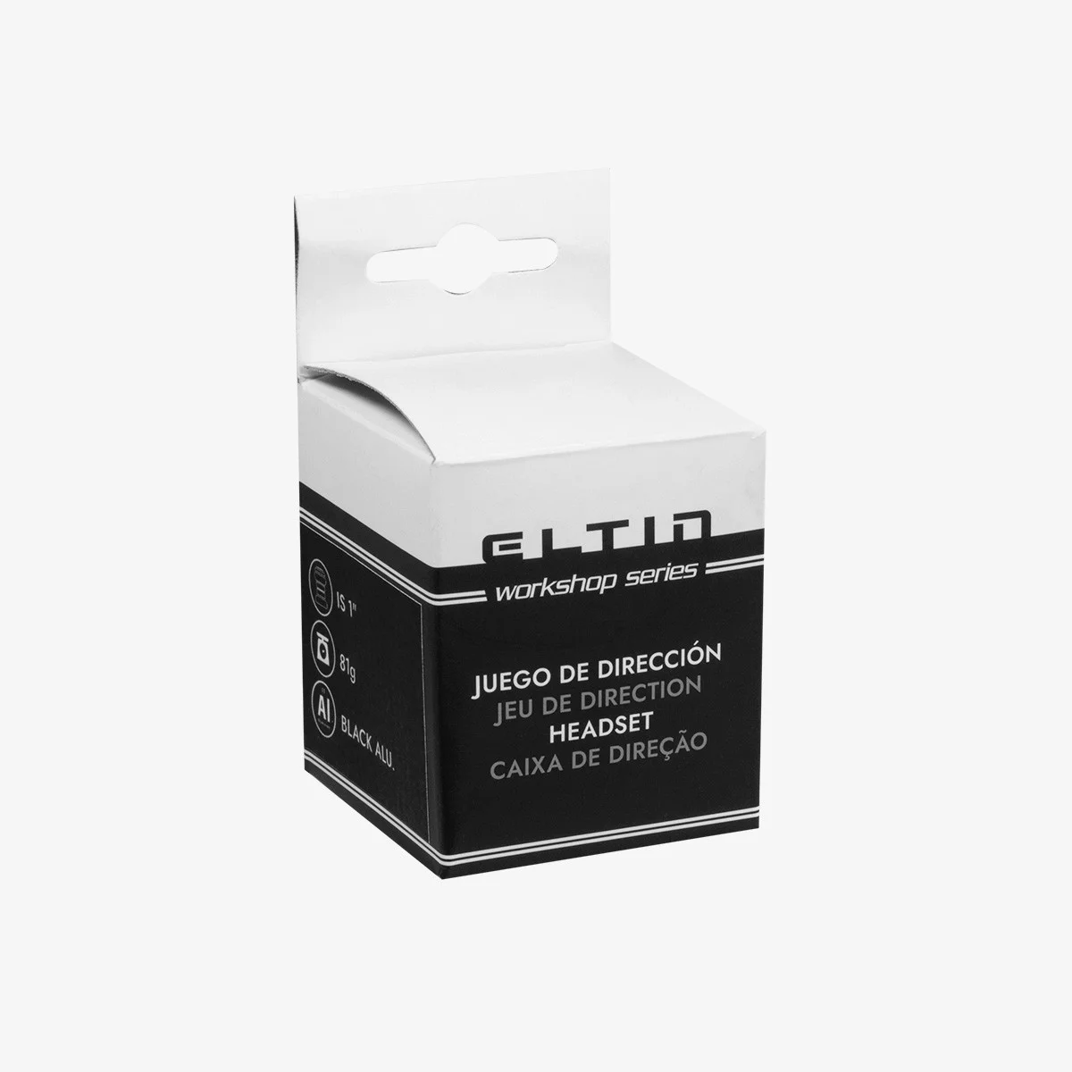 Eltin Dirección Integrada 1-1/8" Aluminio Neg Limitado a 3 días