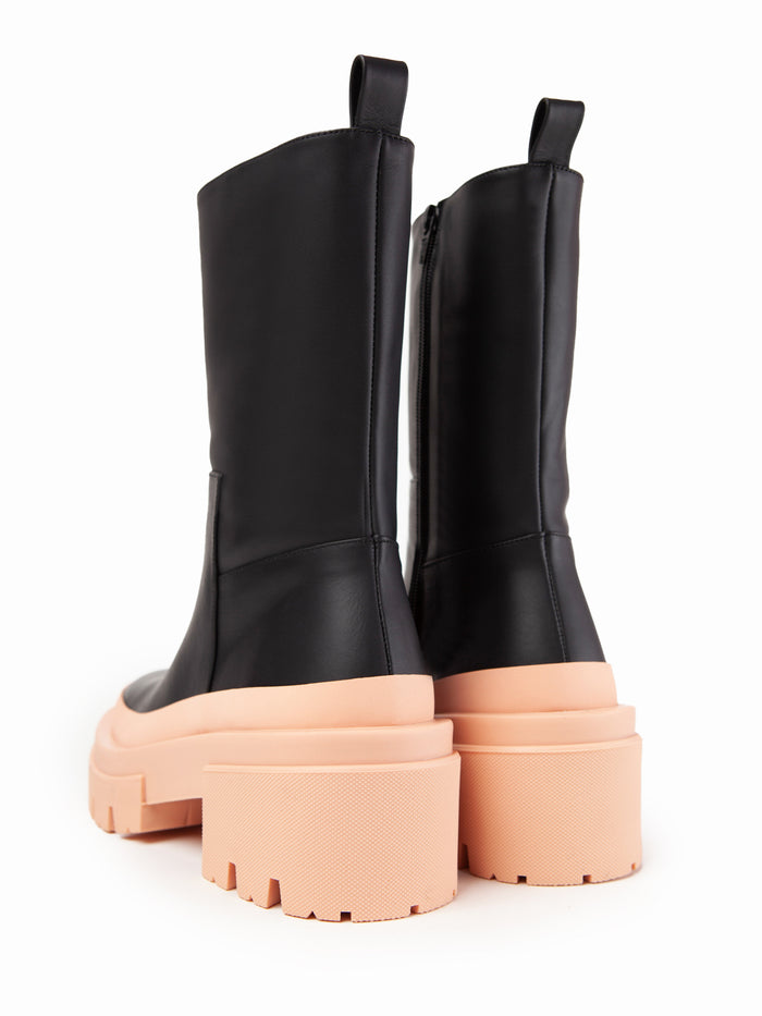 Equitare ALVIN - Napa Seda Suela Negra Salmón Oferta exclusiva