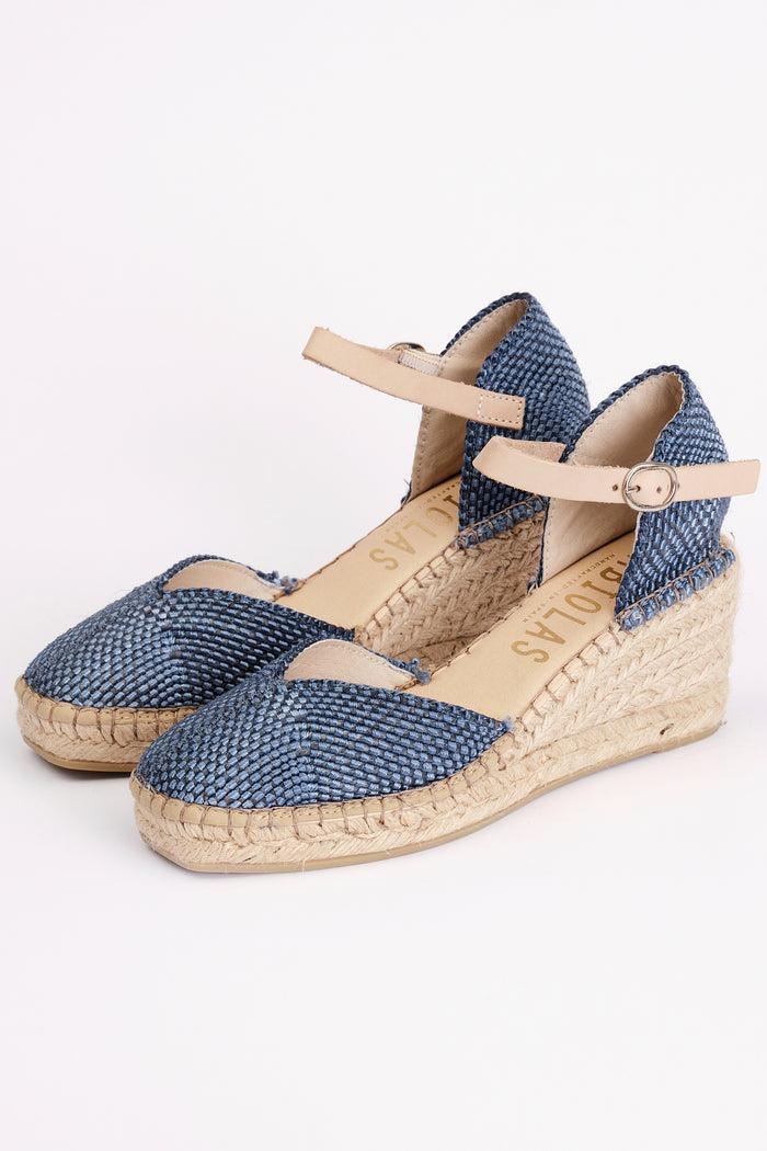 Fabiolas Alpargata June Azul Descuentos del mes