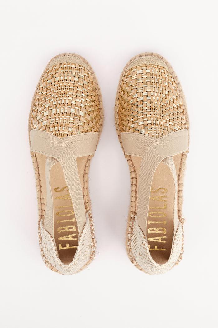 Fabiolas Alpargata Estrella Beige Descuento
