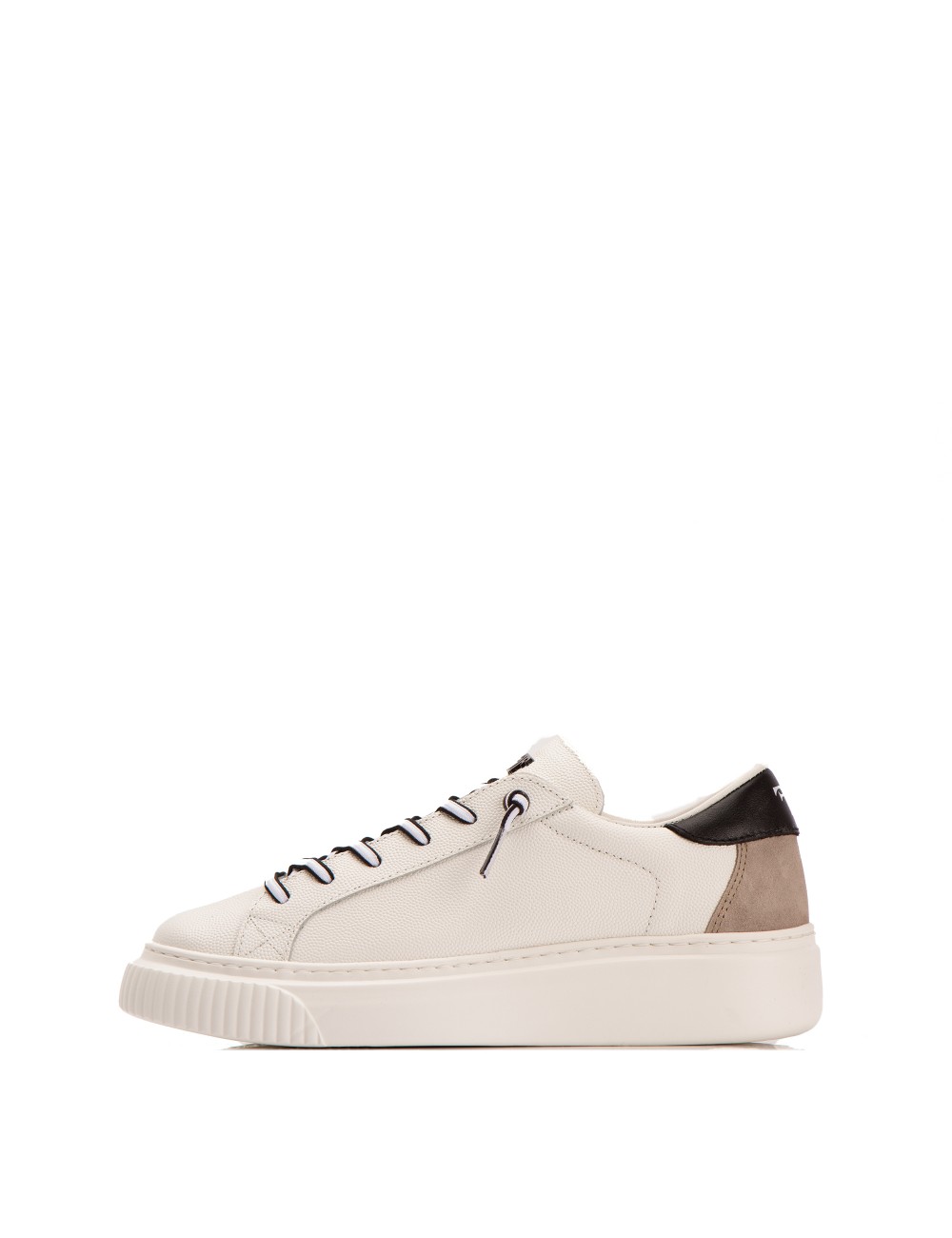 Farrutx BADDY Piel grabada lagarto blanca