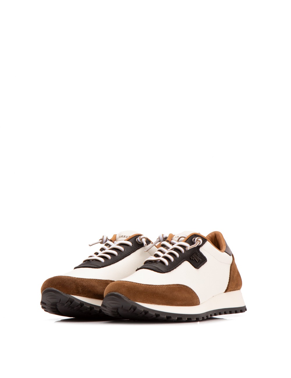 Farrutx MAELIA Grabado lagarto blanca - Velour cuero En oferta