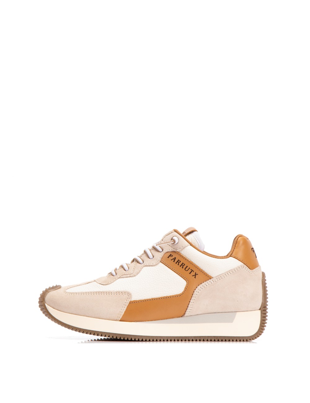 Farrutx LEYDI Piel bombeada blanca - Velour hielo