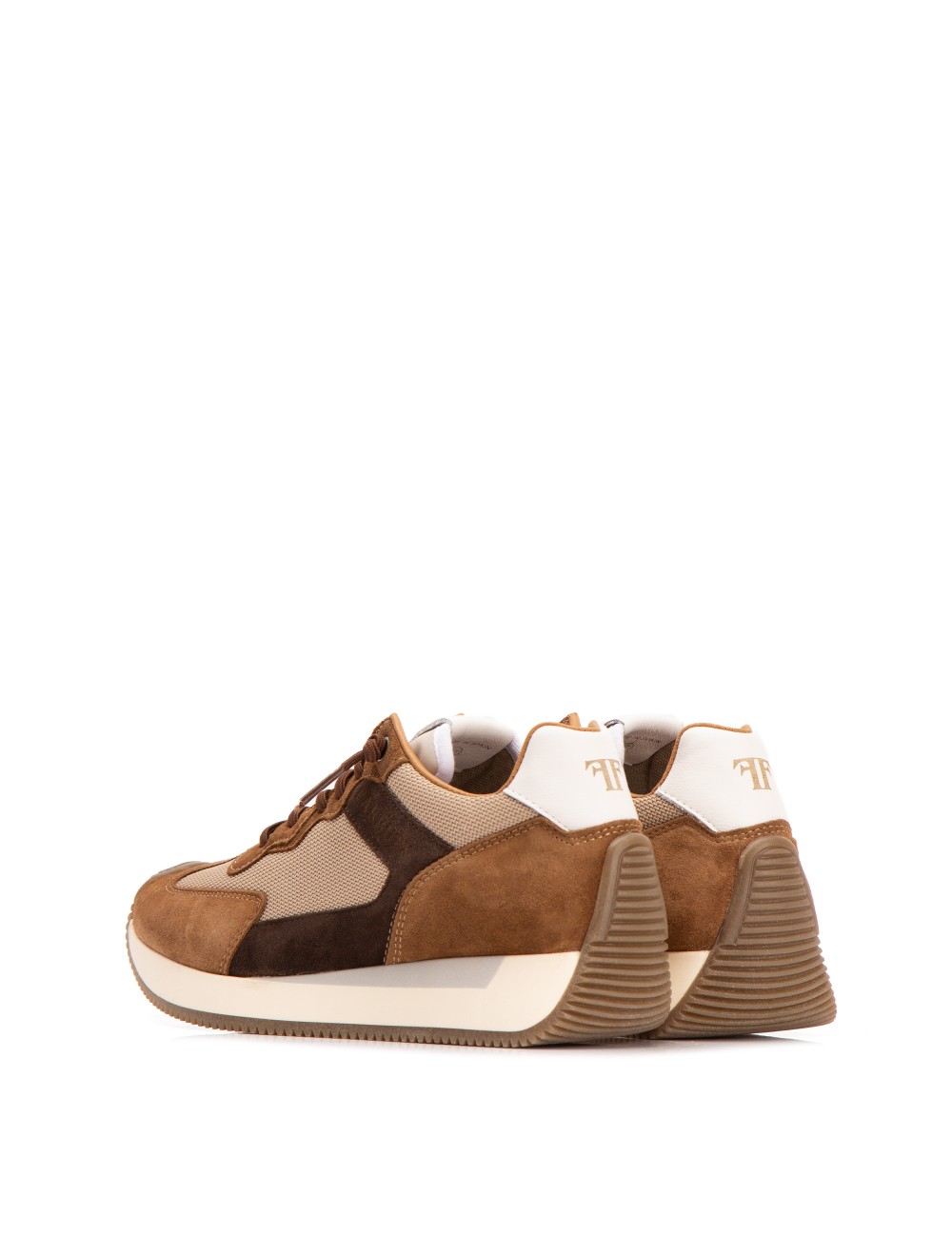 Farrutx LEYDI Velour cuero - Rejilla camel Devoluciones gratuitas
