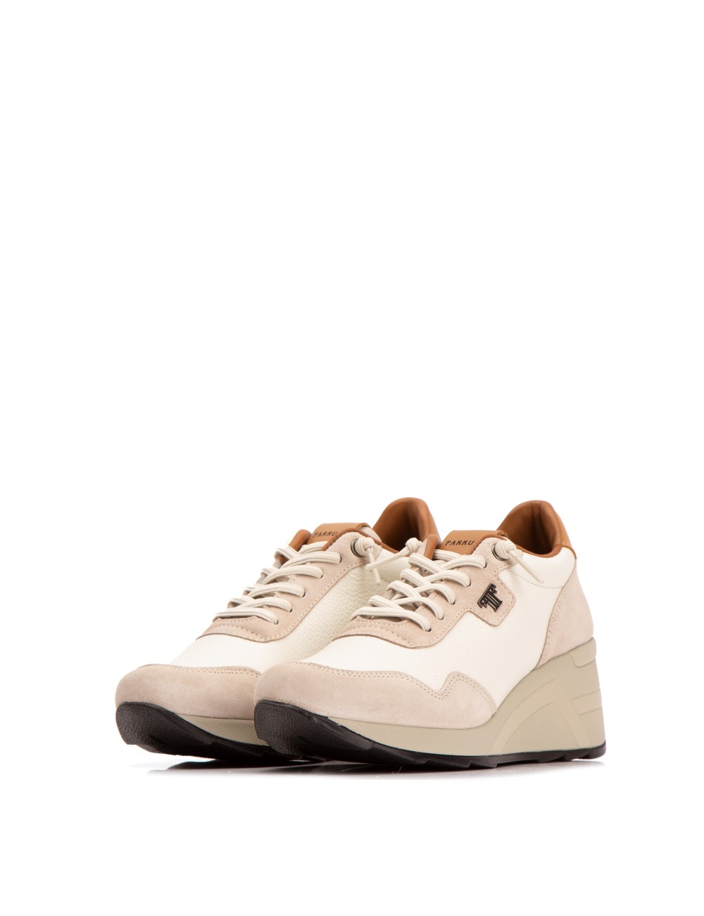 Farrutx MANDY Piel bombeada blanco - Velour hielo 2025