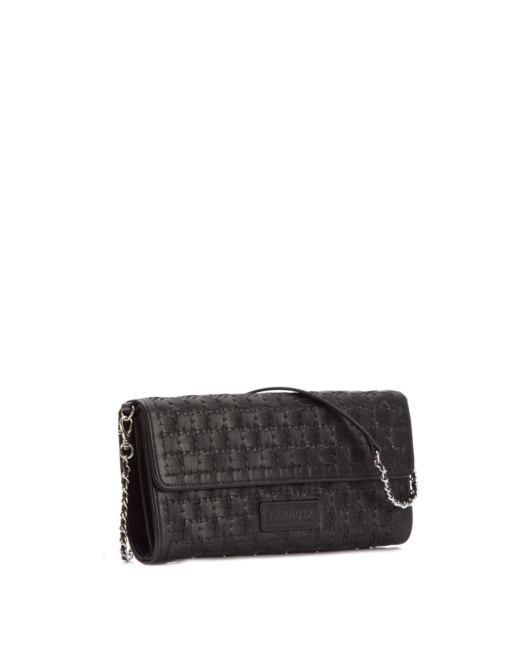 Farrutx KROKO Napa trenzada negra Rebajas online