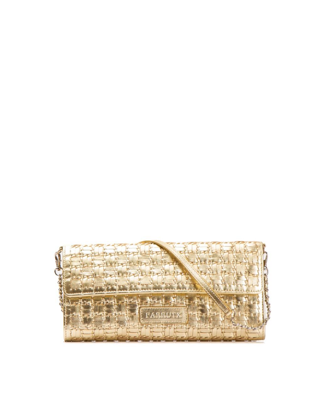 Farrutx KROKO Napa trenzada oro Oferta especial