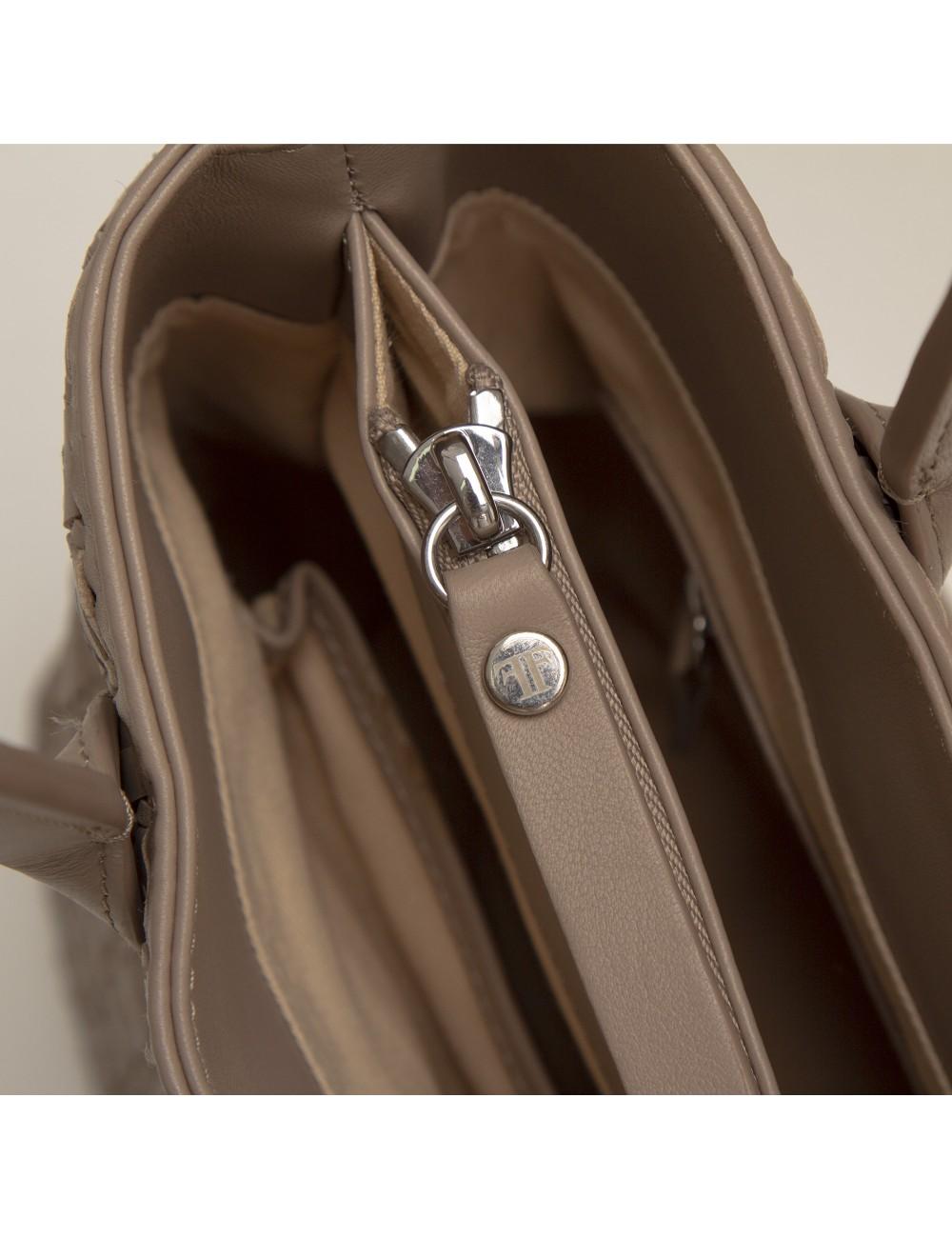 Farrutx KOKU-BIS Napa trenzada taupe Descuento por venta flash