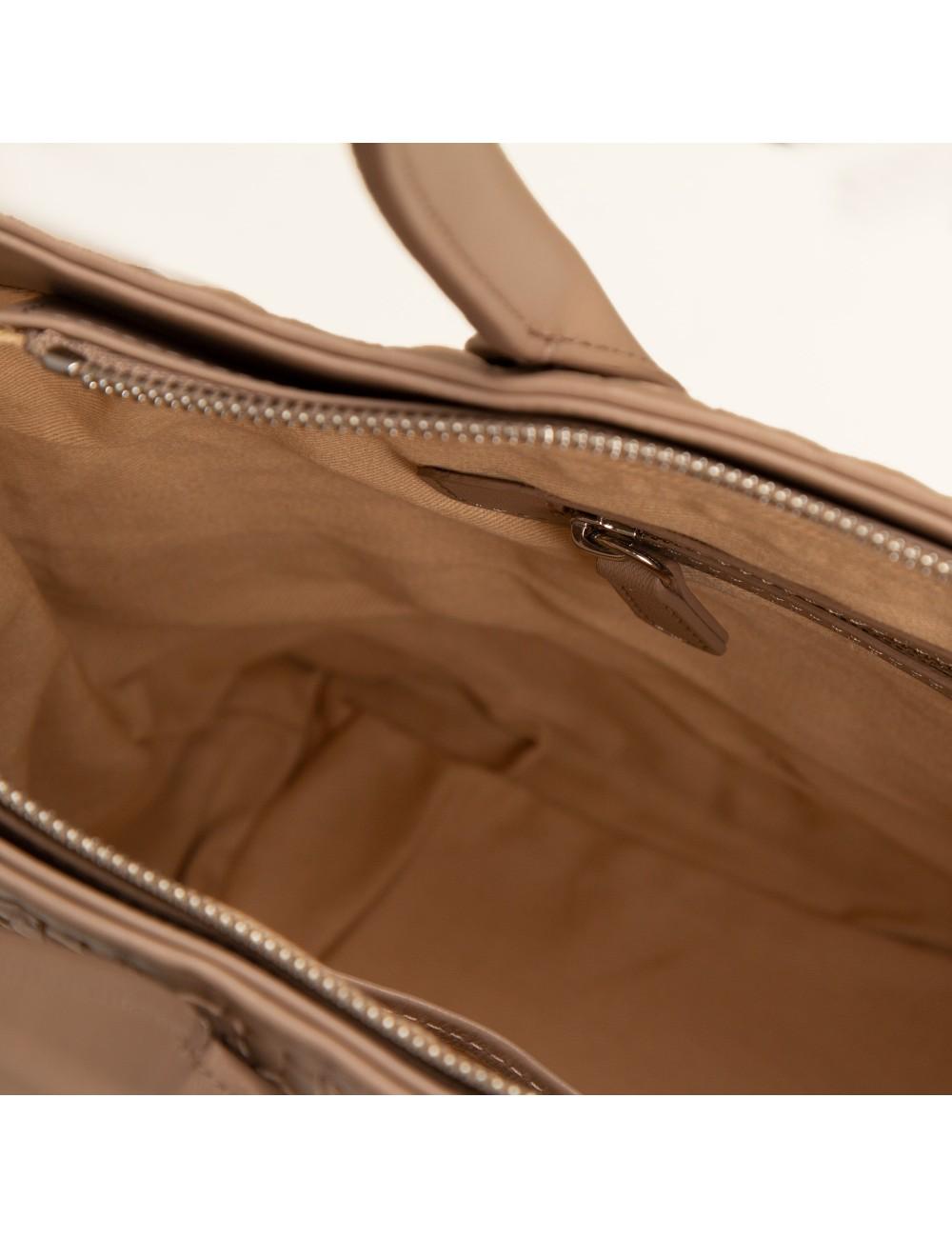 Farrutx NORMAND Napa trenzada taupe Ofertas de temporada