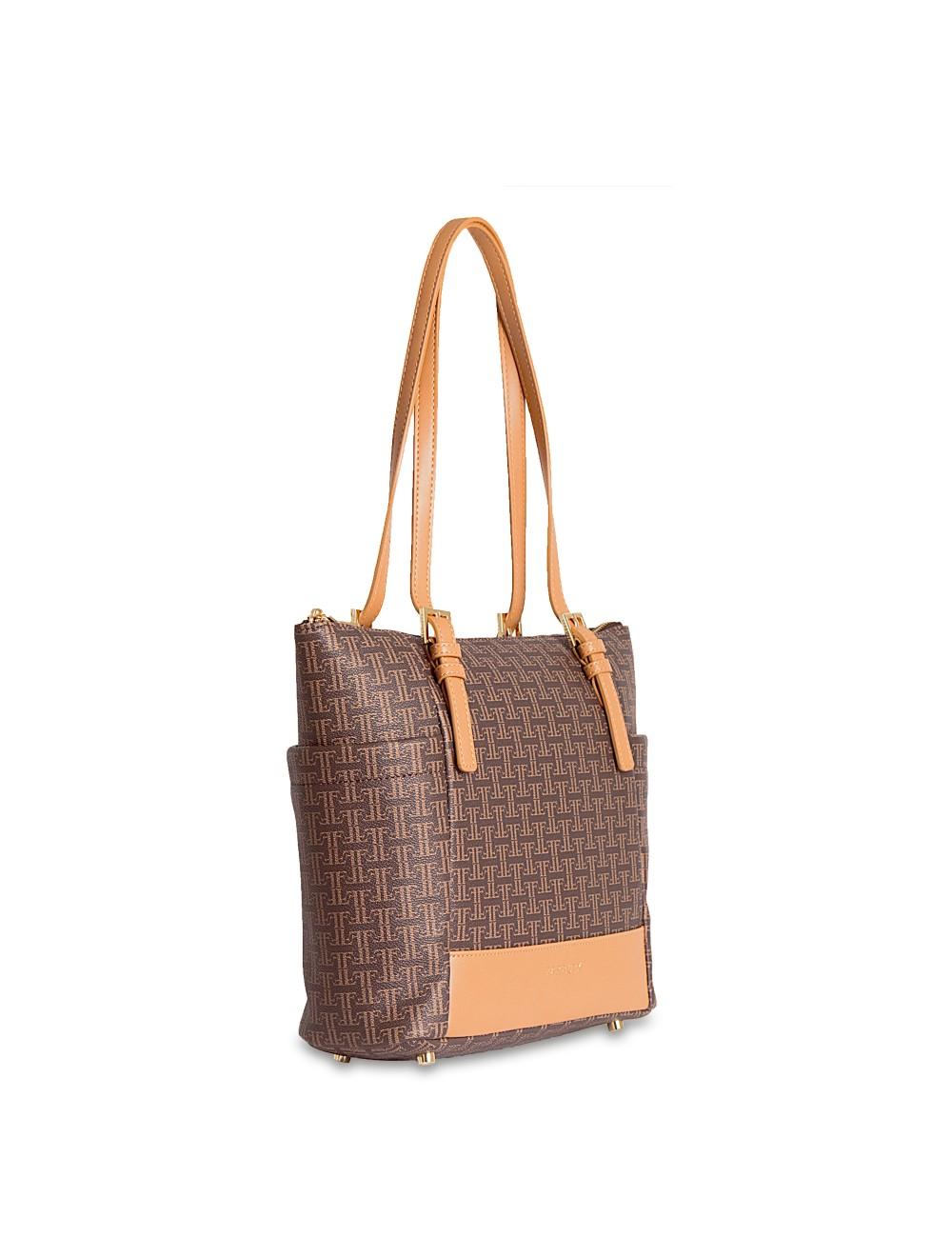 Farrutx KAPAZ Piel vegana marrón-camel En oferta