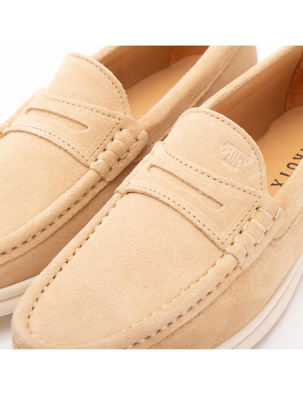 Farrutx ELENA Velour camel Última moda