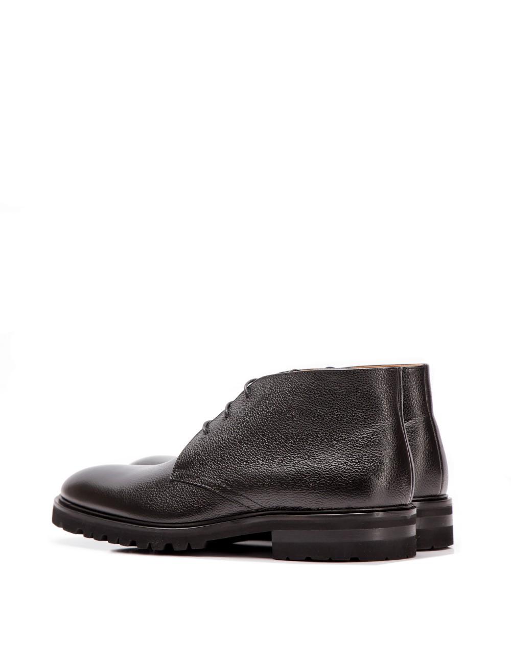 Farrutx LINO grainy calf negro Ofertas de temporada
