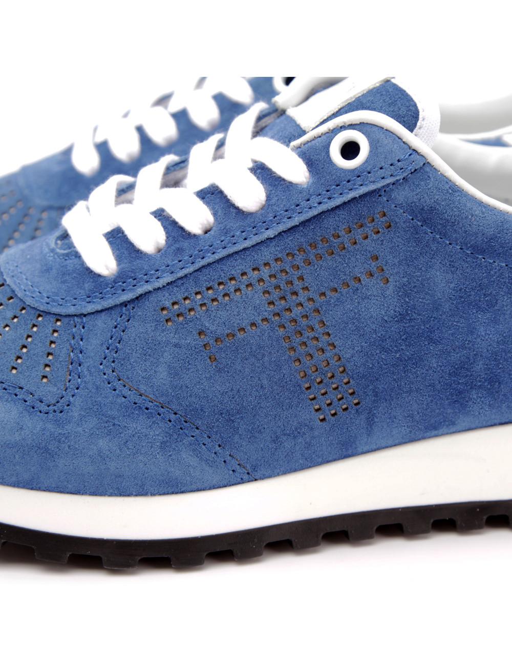 Farrutx MATILDA-CHECK Velour azul Outlet online
