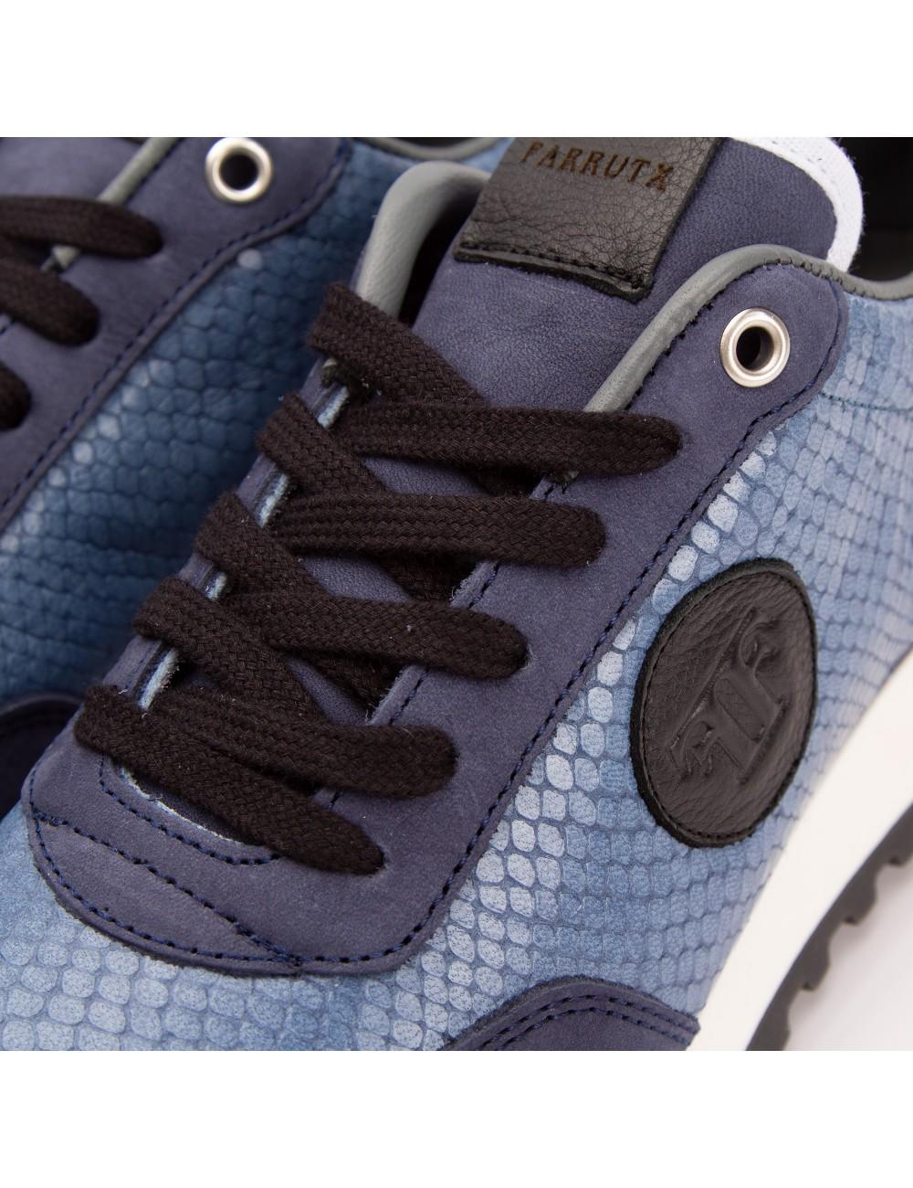 Farrutx MANDRAKE Nobuck-pitón jeans Tienda