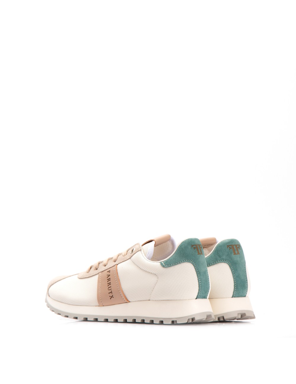 Farrutx MILLY Velour-rejilla marfil-blanco Rebajas online