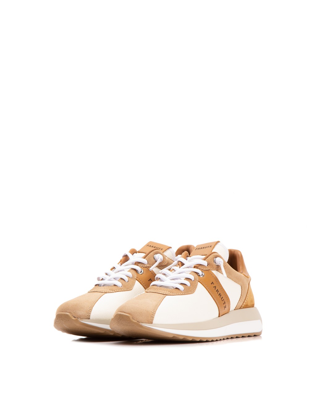 Farrutx MANON Piel bombeada arena-blanco COMPRAR AHORA