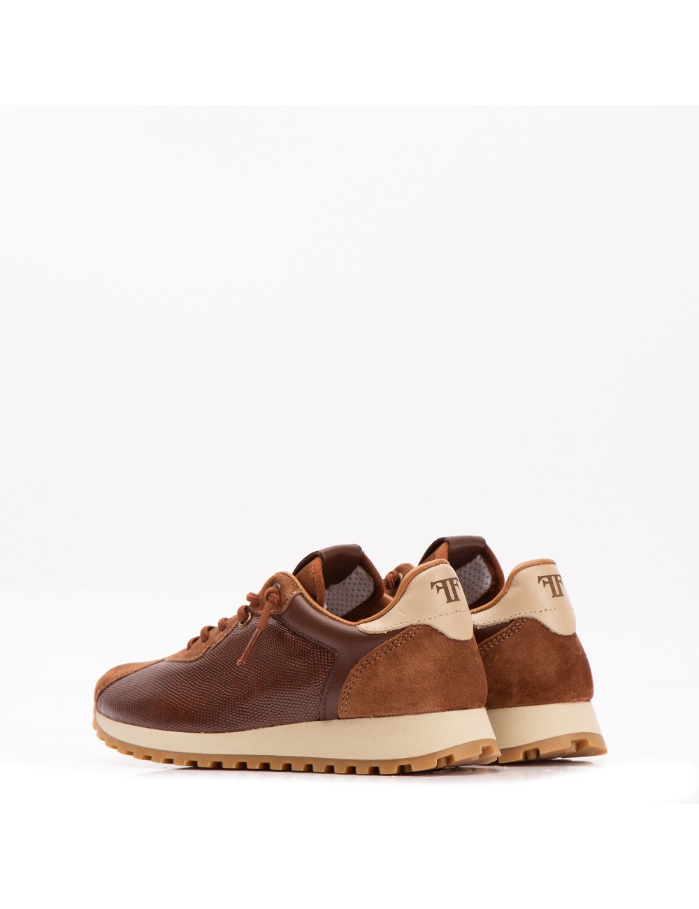 Farrutx MOONY Grabado lagarto - Velour cuero Precio de fábrica