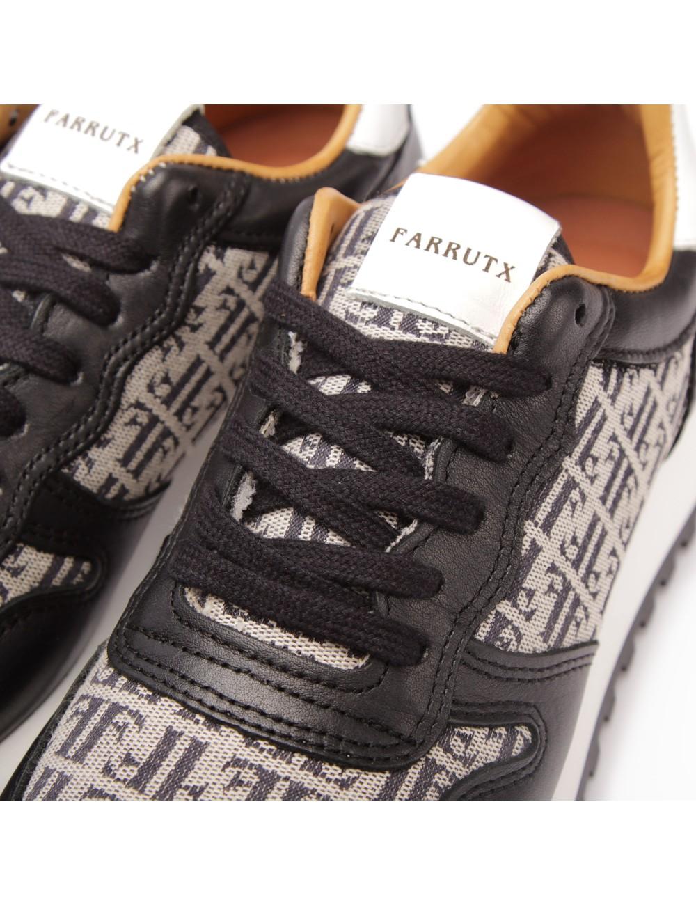 Farrutx MELANI nappa | jaquard negro Grandes descuentos