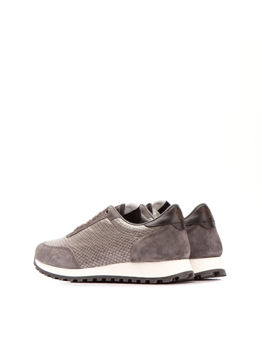 Farrutx MATCH Velour-pitón gris Tienda de fábrica