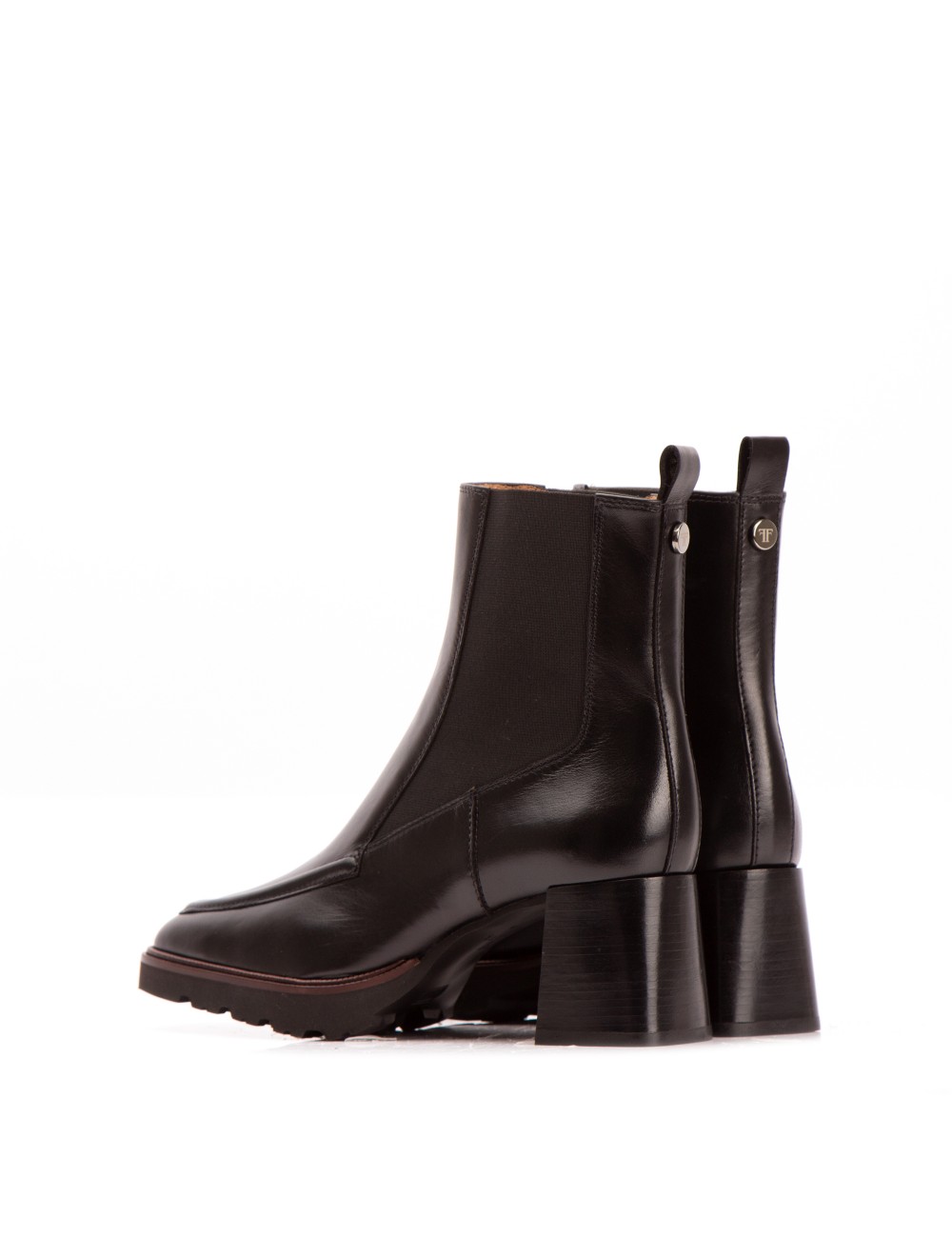 Farrutx SYLANA Calf negro Descuento por venta flash