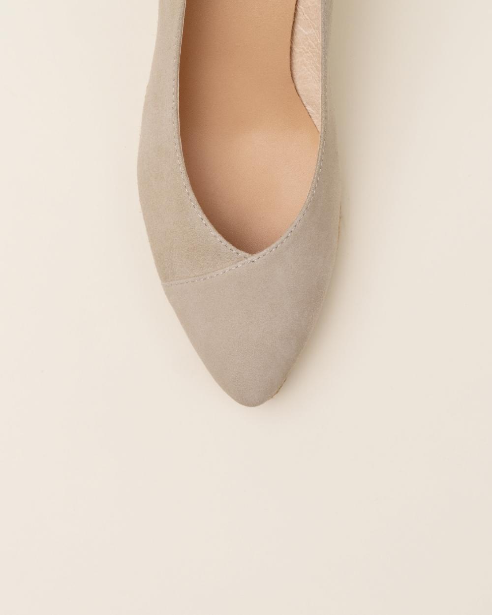 Gaimo espadrilles Bonny KangarooSalones de cuña de yute en piel con escote pico Outlet