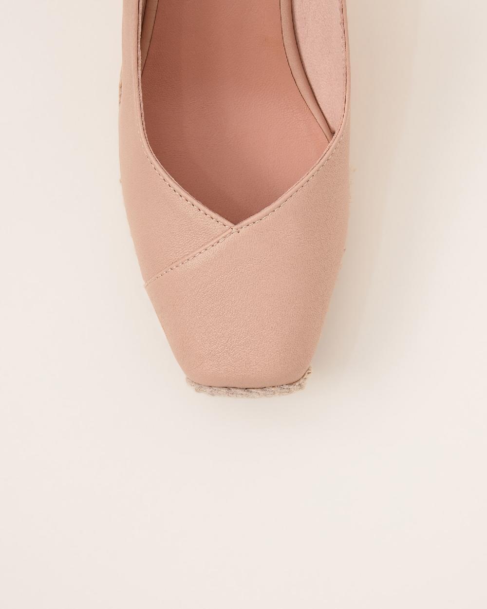 Gaimo espadrilles Tarsi BeigeAlpargatas de cuña destalonadas en piel Ofertas