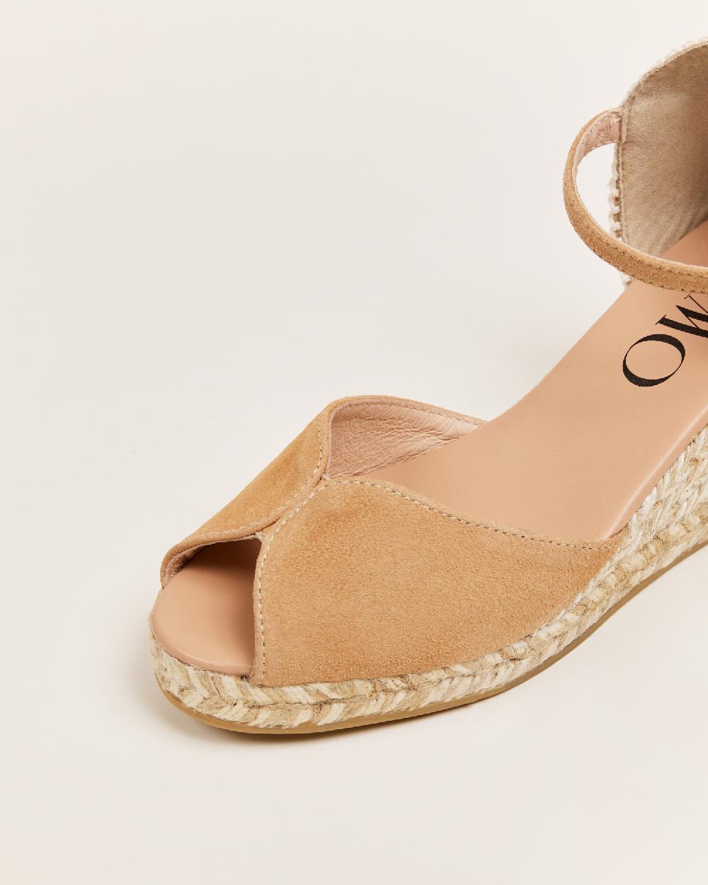 Gaimo espadrilles Ronny CamelloSandalias de cuña en piel con hebilla Promoción trimestral